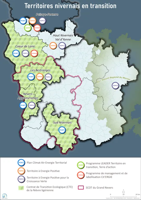 Carte des territoires 